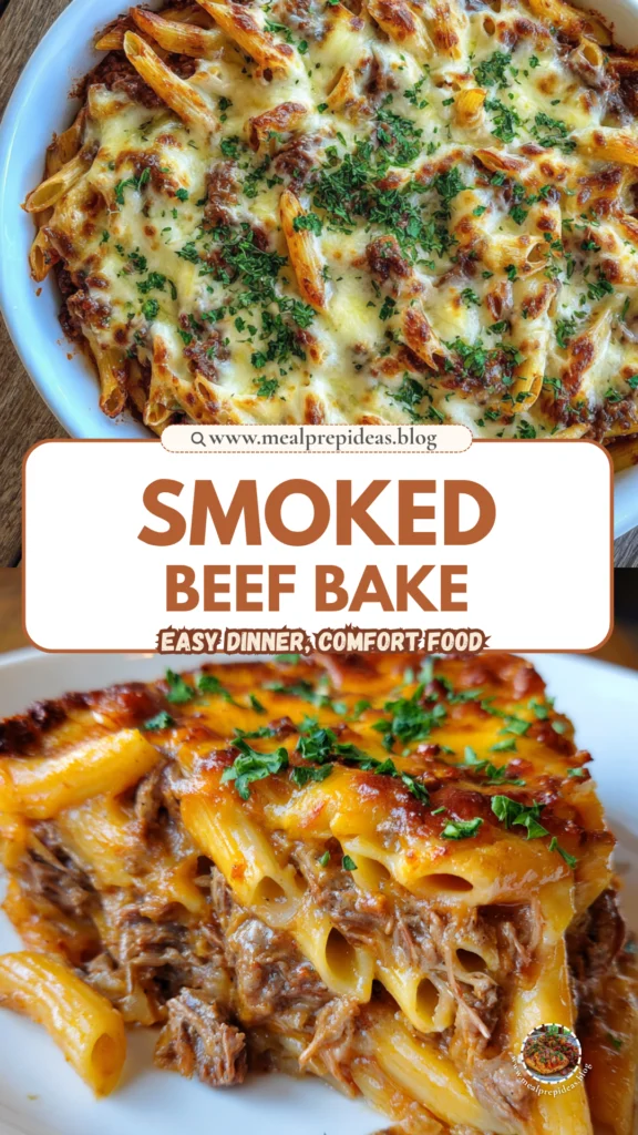 Smoked Beef Pasta Bake