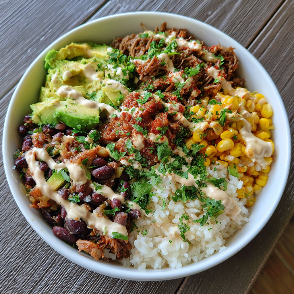 Street Corn Beef Bowl