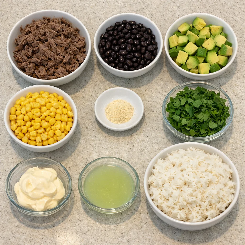 Street Corn Beef Bowl