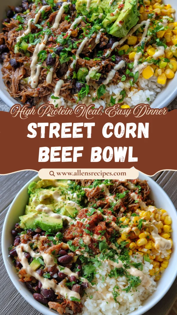 Street Corn Beef Bowl