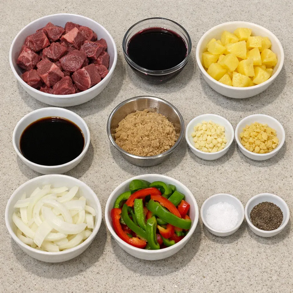 Sweet Hawaiian Crockpot Beef