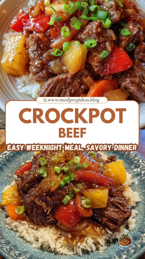 Sweet Hawaiian Crockpot Beef