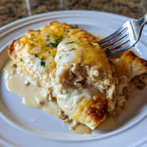 White Beef Enchiladas Recipe