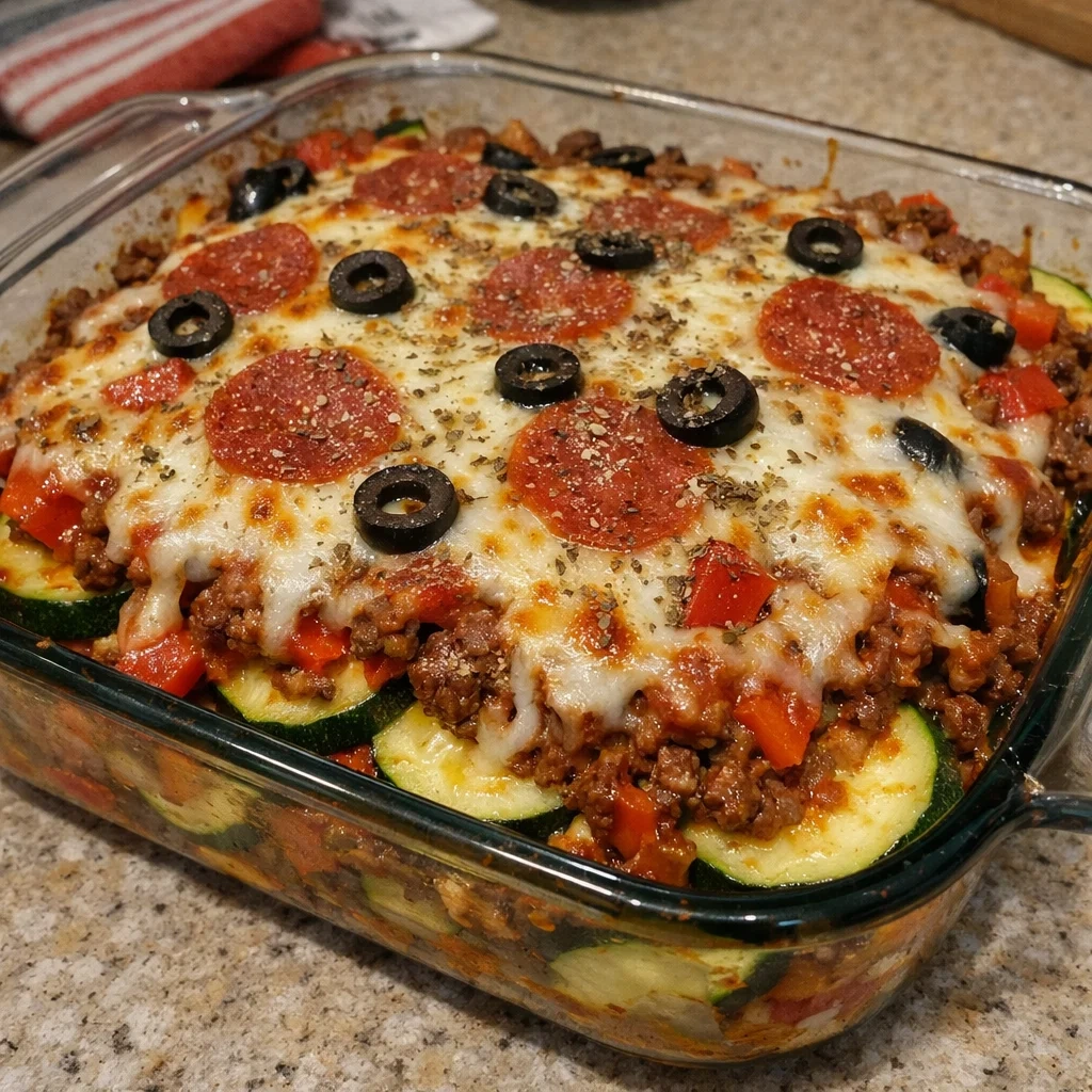 Zucchini Pizza Casserole