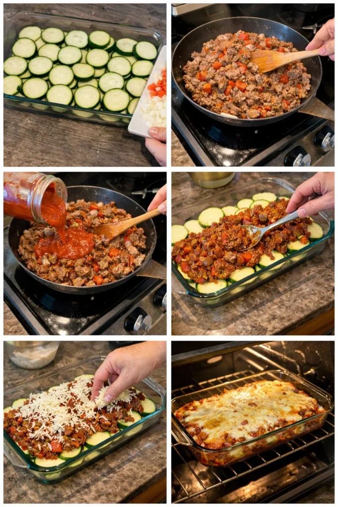 Zucchini Pizza Casserole