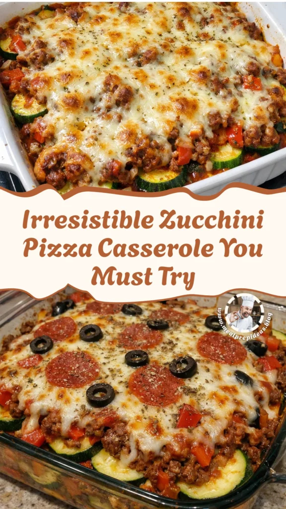 Zucchini Pizza Casserole