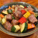 Air Fryer Smoked Beef Dinner