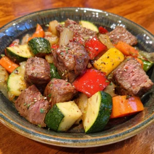 Air Fryer Smoked Beef Dinner