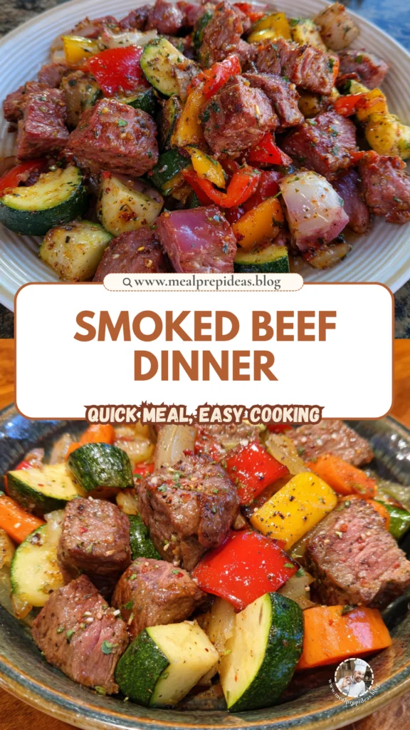 Air Fryer Smoked Beef Dinner