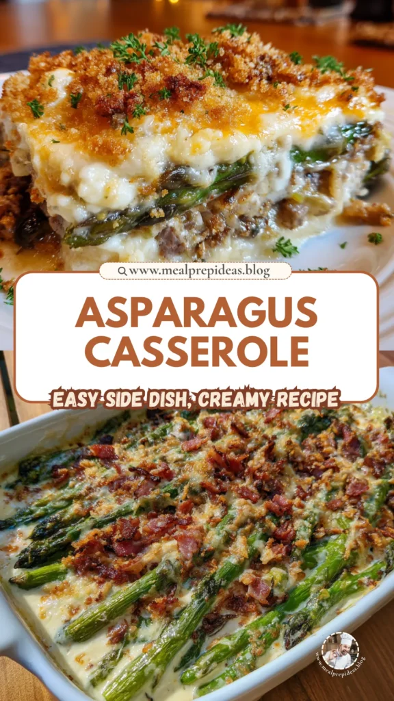 Asparagus Casserole with Smoked Beef