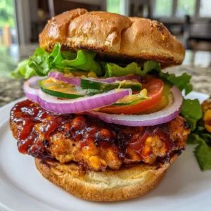 BBQ Chicken Burger