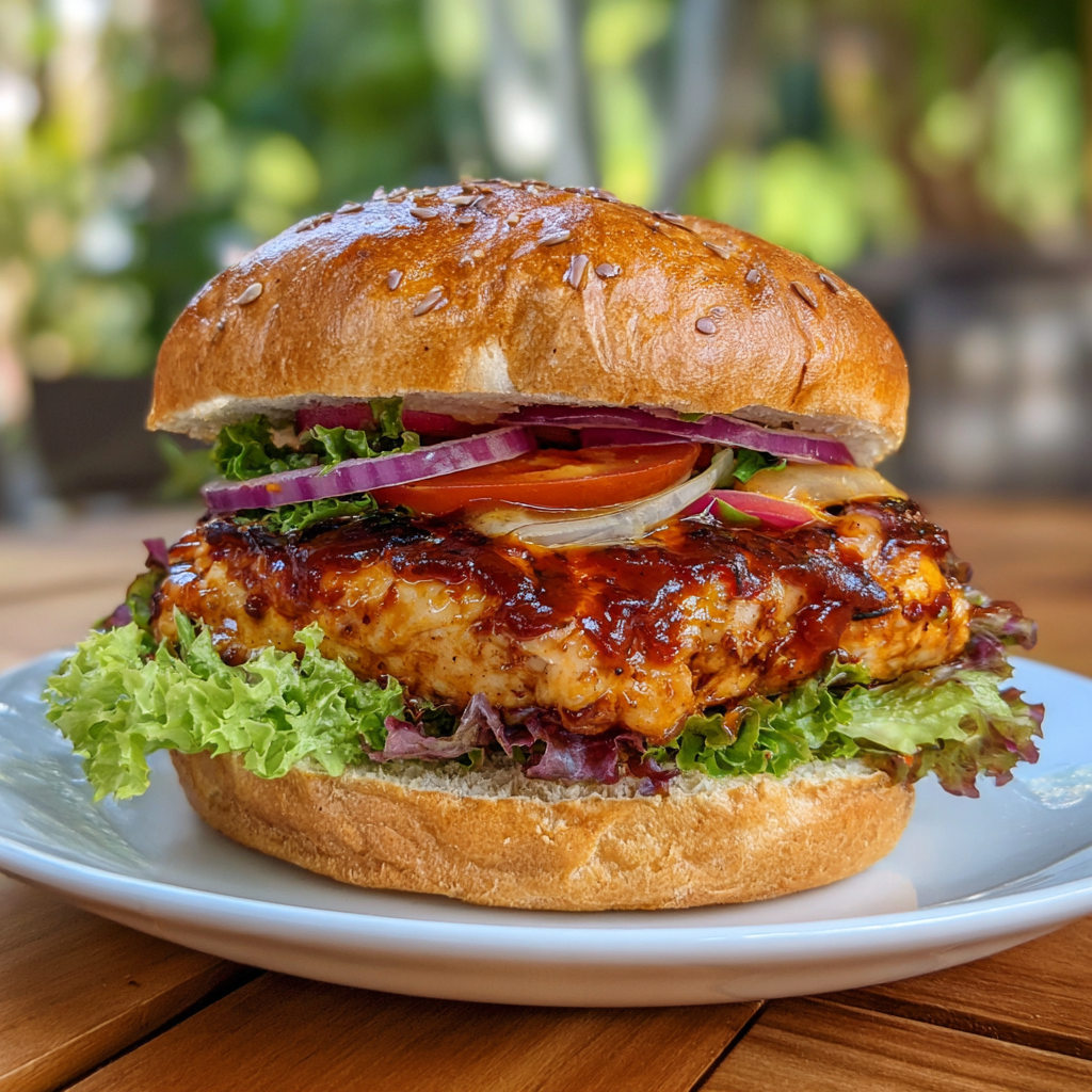 BBQ Chicken Burger