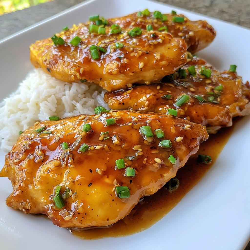 Baked Honey Garlic Chicken
