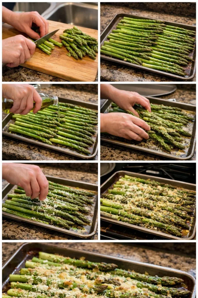 Baked Parmesan Asparagus Recipe