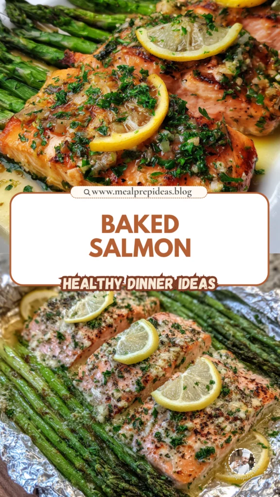 Baked Salmon with Asparagus