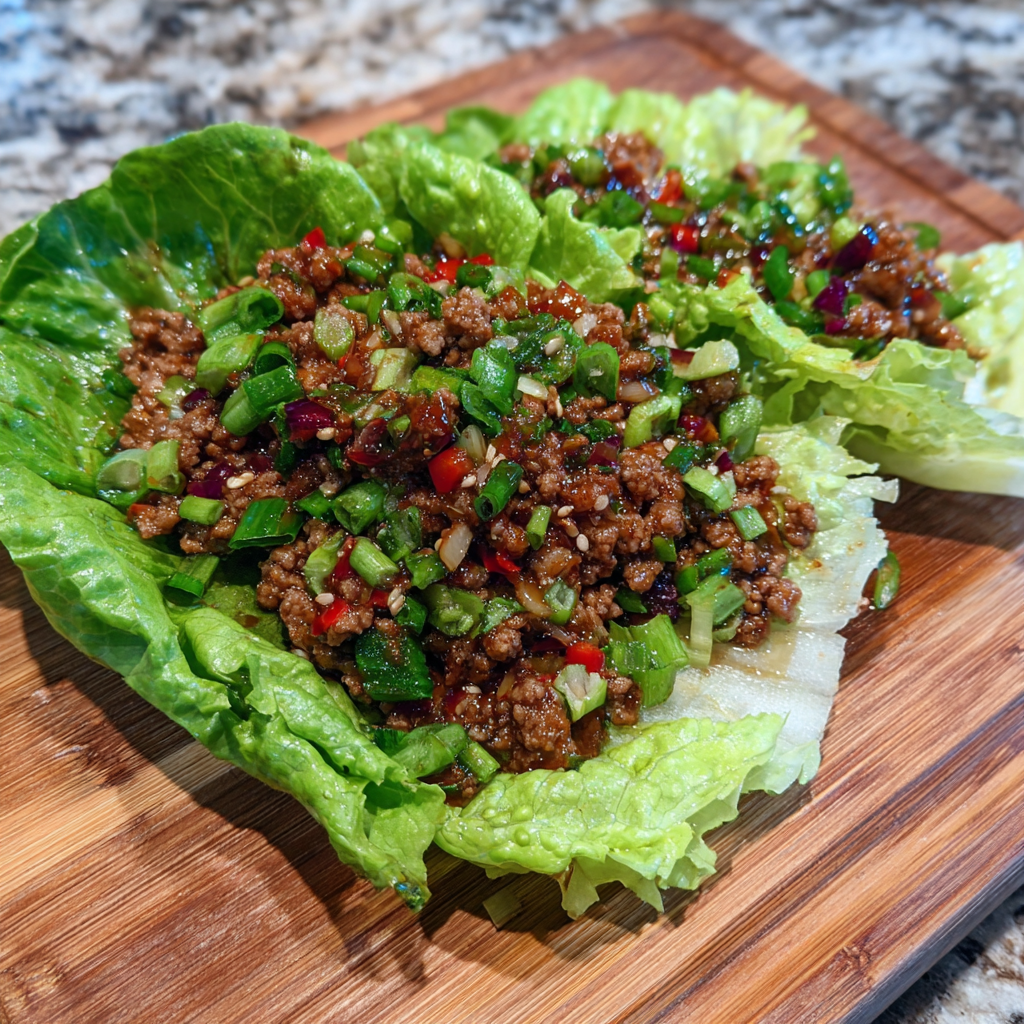 Beef Lettuce Wraps