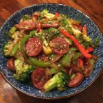Beef Pepperoni Stir Fry