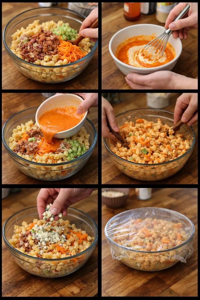 Buffalo Chicken Pasta Salad