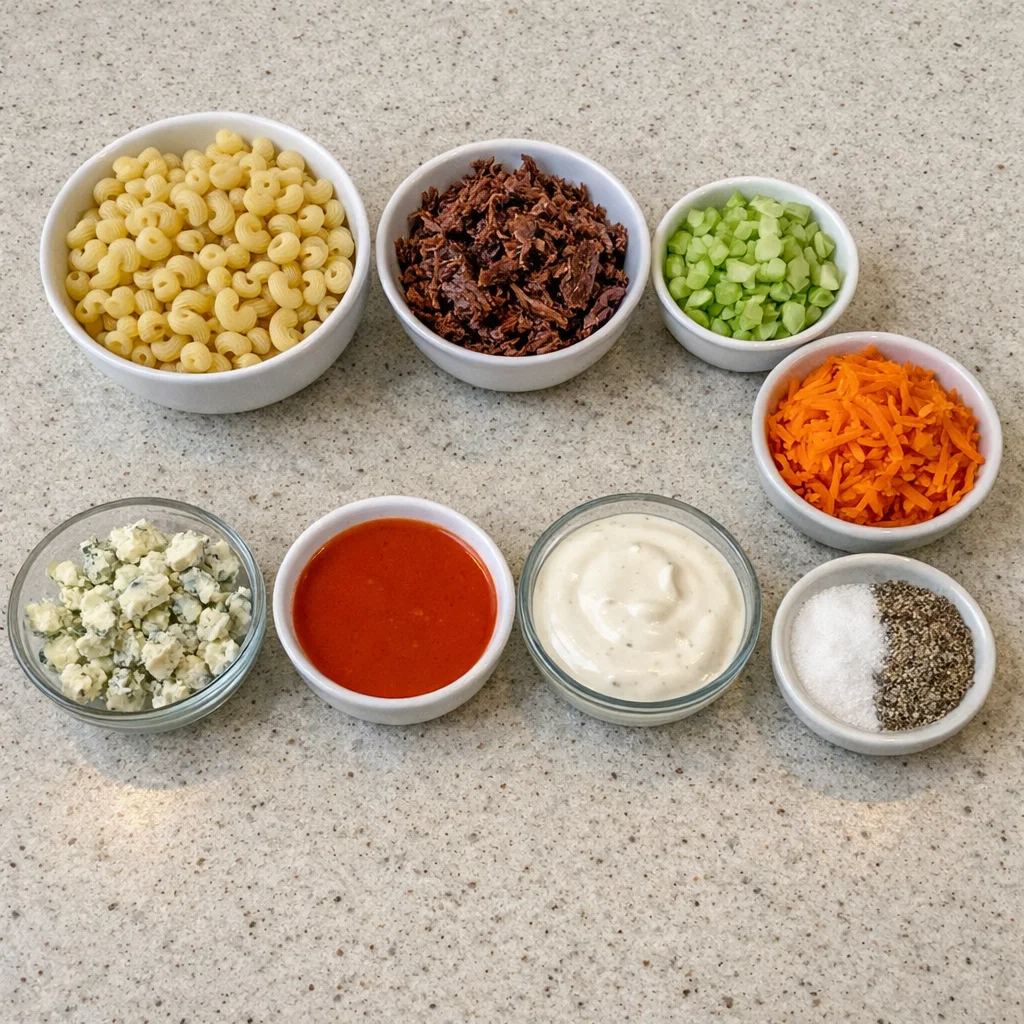 Buffalo Chicken Pasta Salad