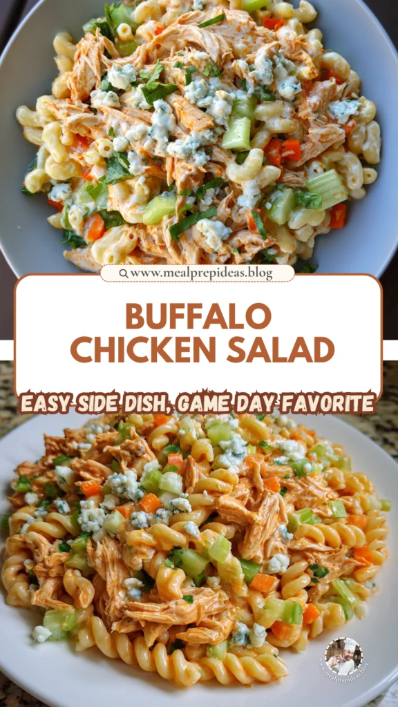Buffalo Chicken Pasta Salad