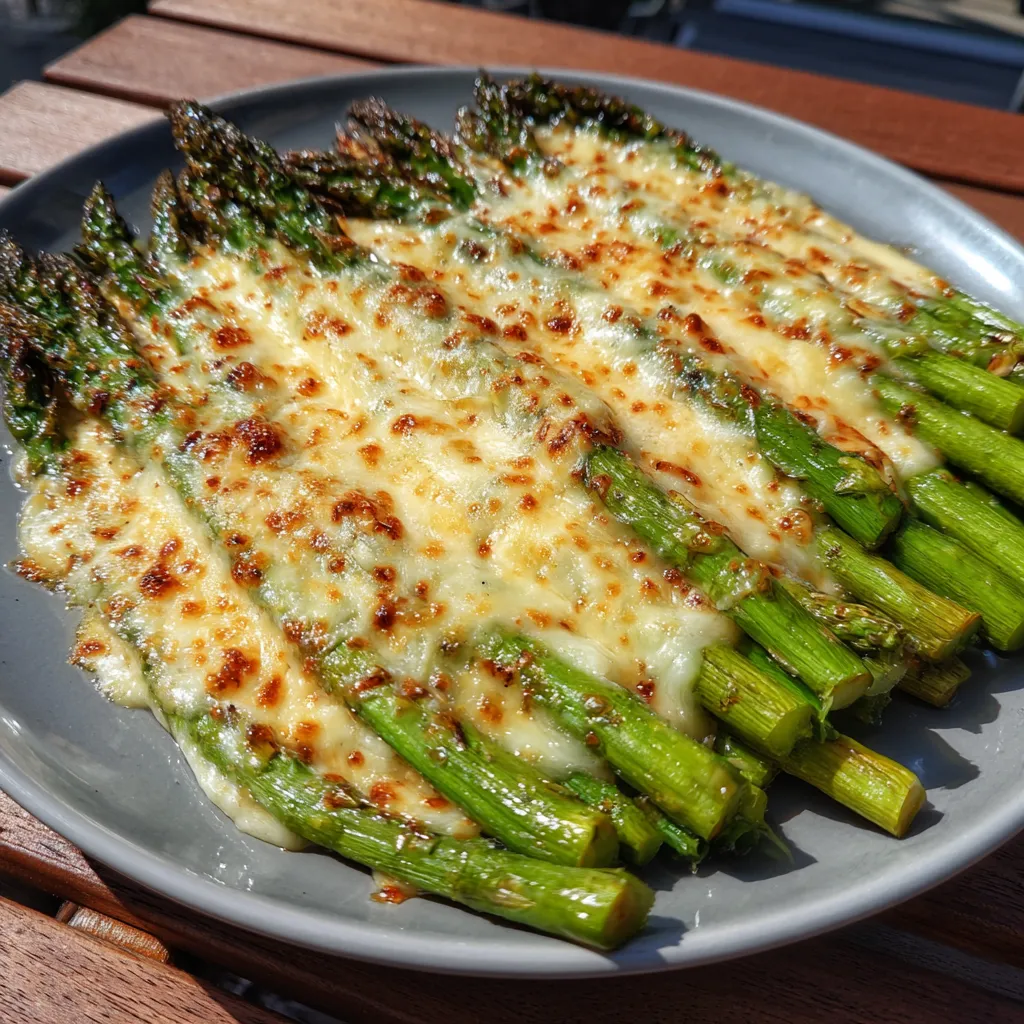 Cheesy Baked Asparagus
