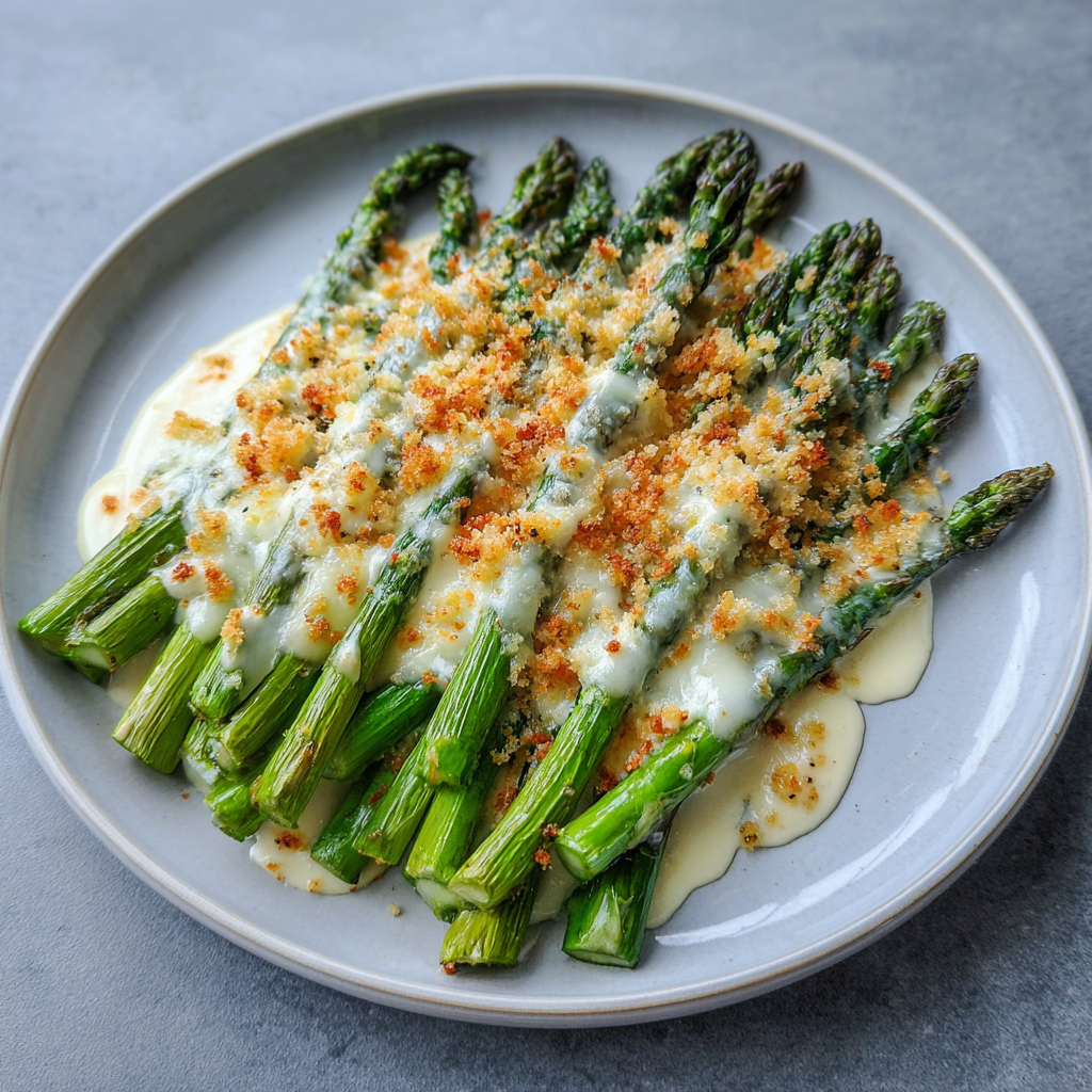 Cheesy Baked Asparagus