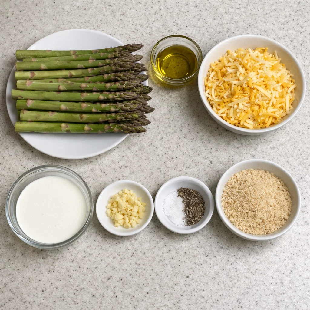 Cheesy Baked Asparagus