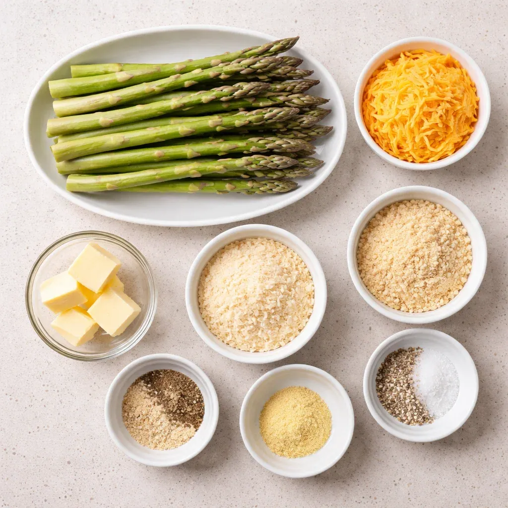 Cheesy Baked Asparagus