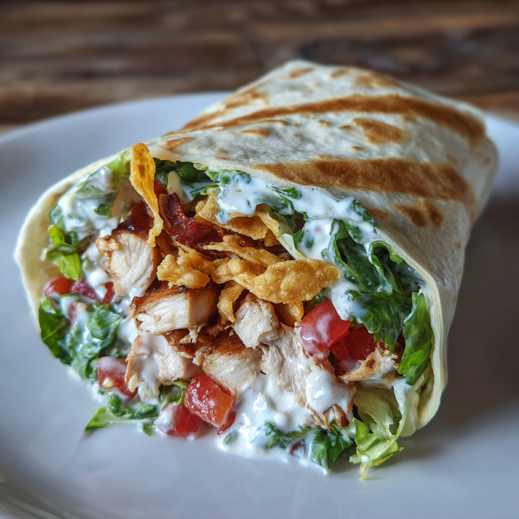 Chipotle Ranch Grilled Chicken Burrito