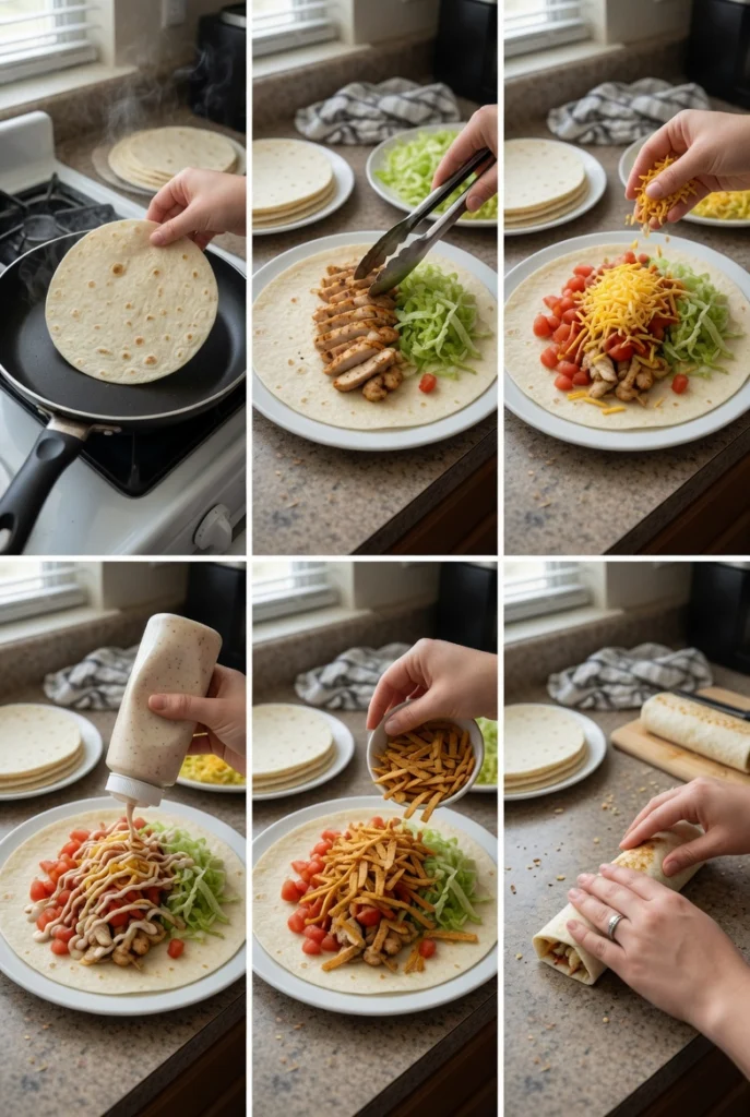 Chipotle Ranch Grilled Chicken Burrito