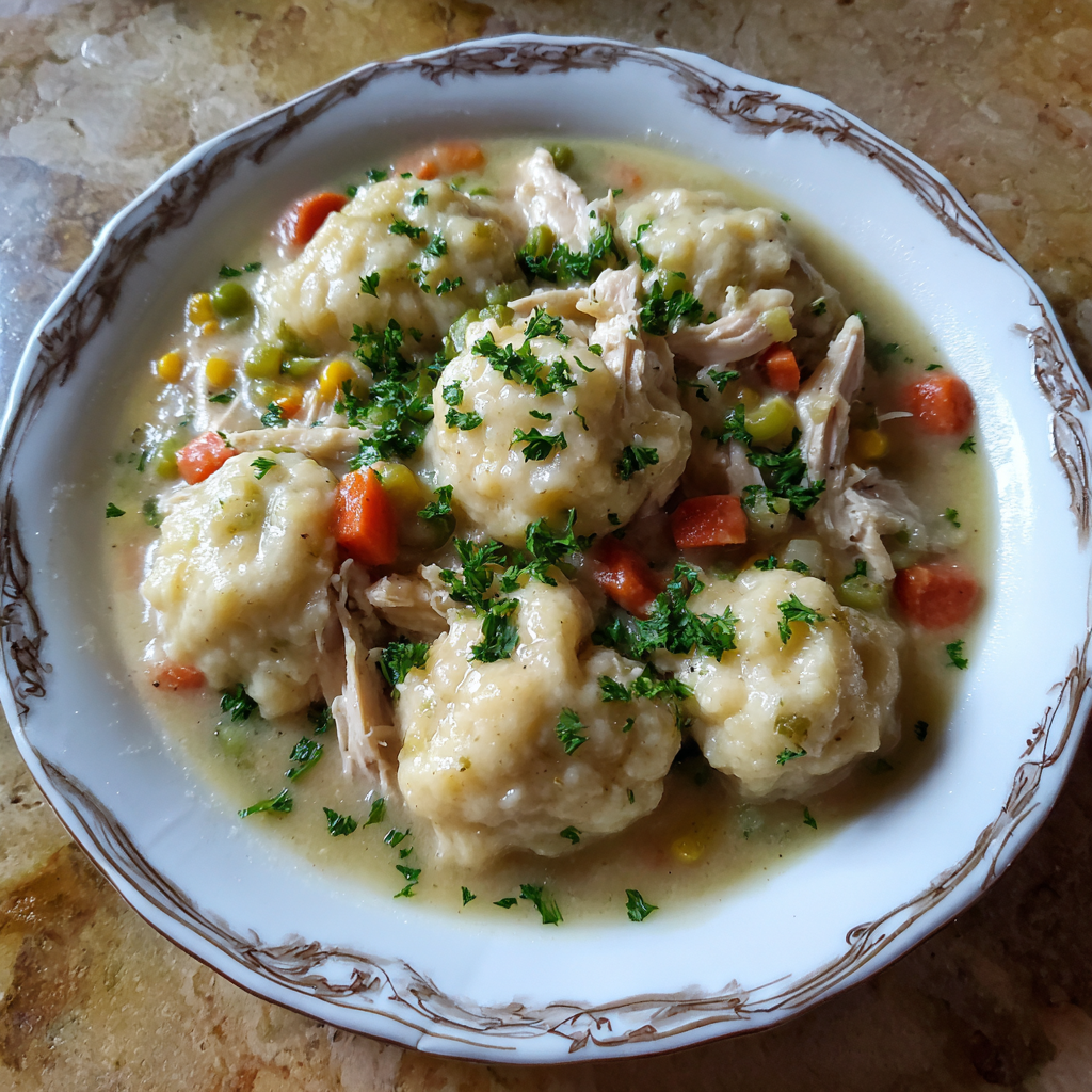 Copycat Cracker Barrel Chicken and Dumplings