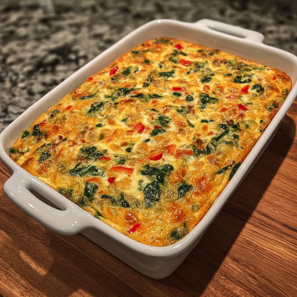 Cottage Cheese Breakfast Casserole