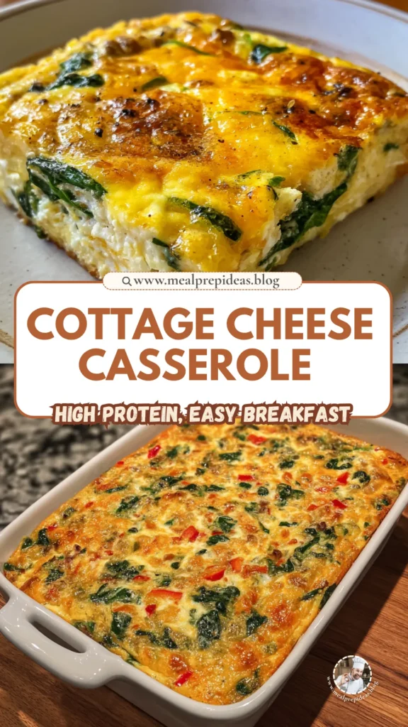 Cottage Cheese Breakfast Casserole