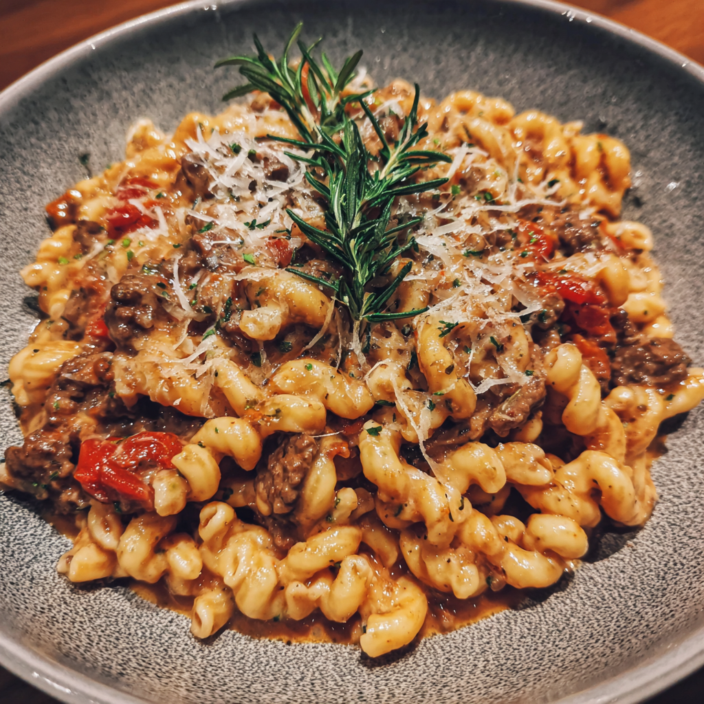 Creamy Beef Pasta