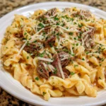 Creamy Bold Buffalo Beef Pasta