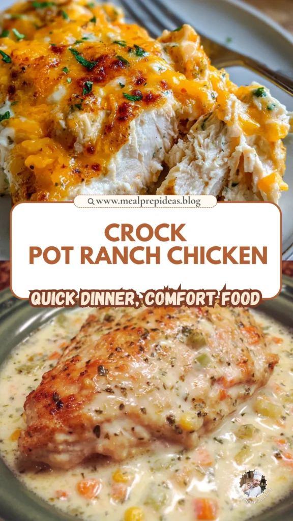 Creamy Crock Pot Ranch Chicken