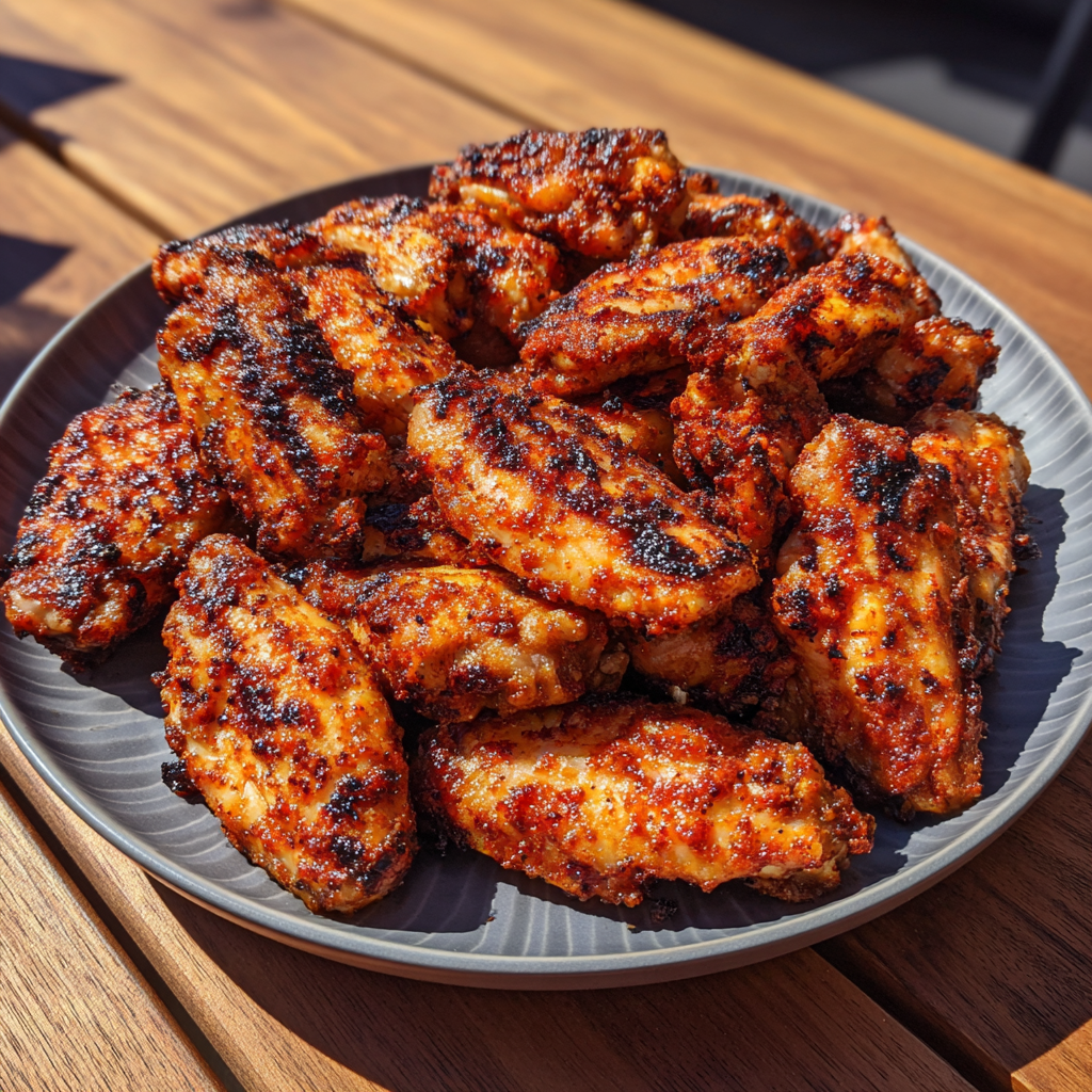 Crispy Grilled Chicken Wings