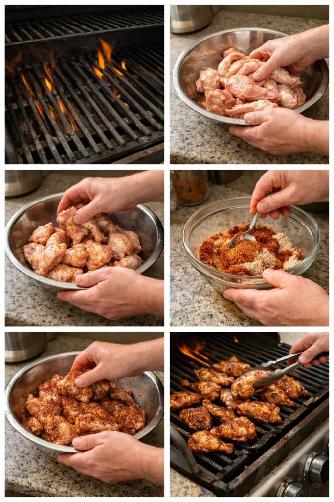Crispy Grilled Chicken Wings