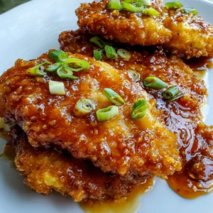 Crispy Honey Garlic Chicken