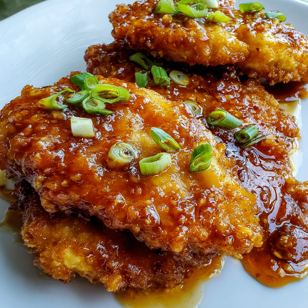 Crispy Honey Garlic Chicken