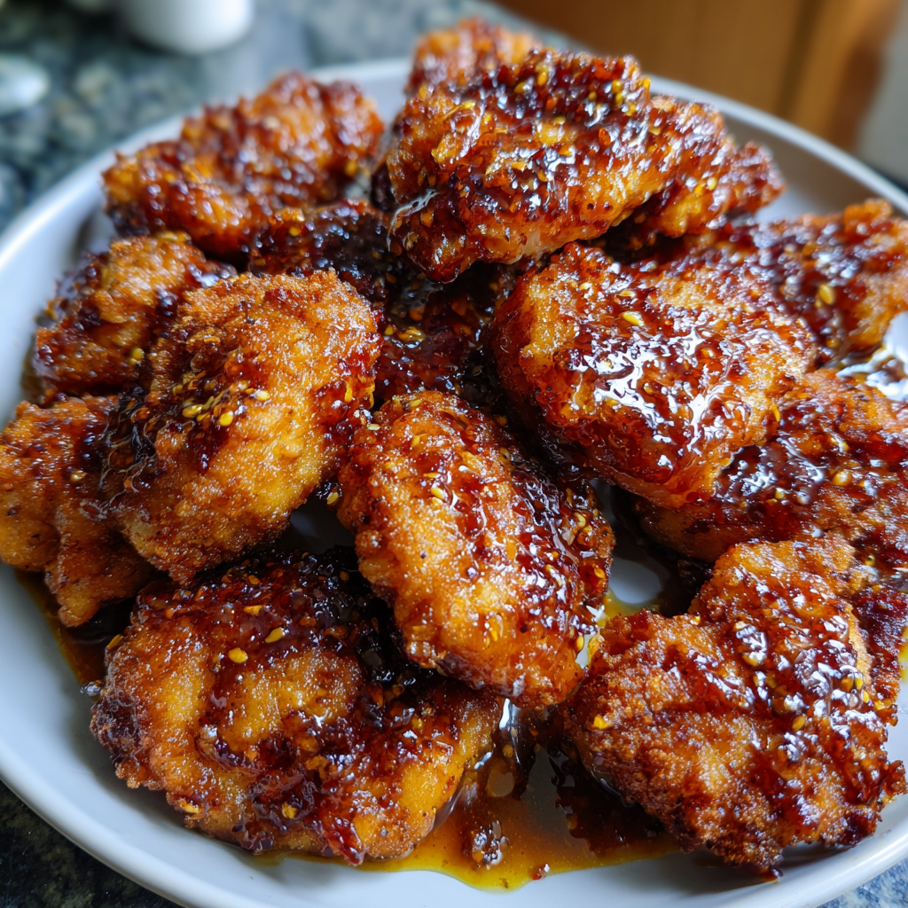 Crispy Honey Garlic Chicken