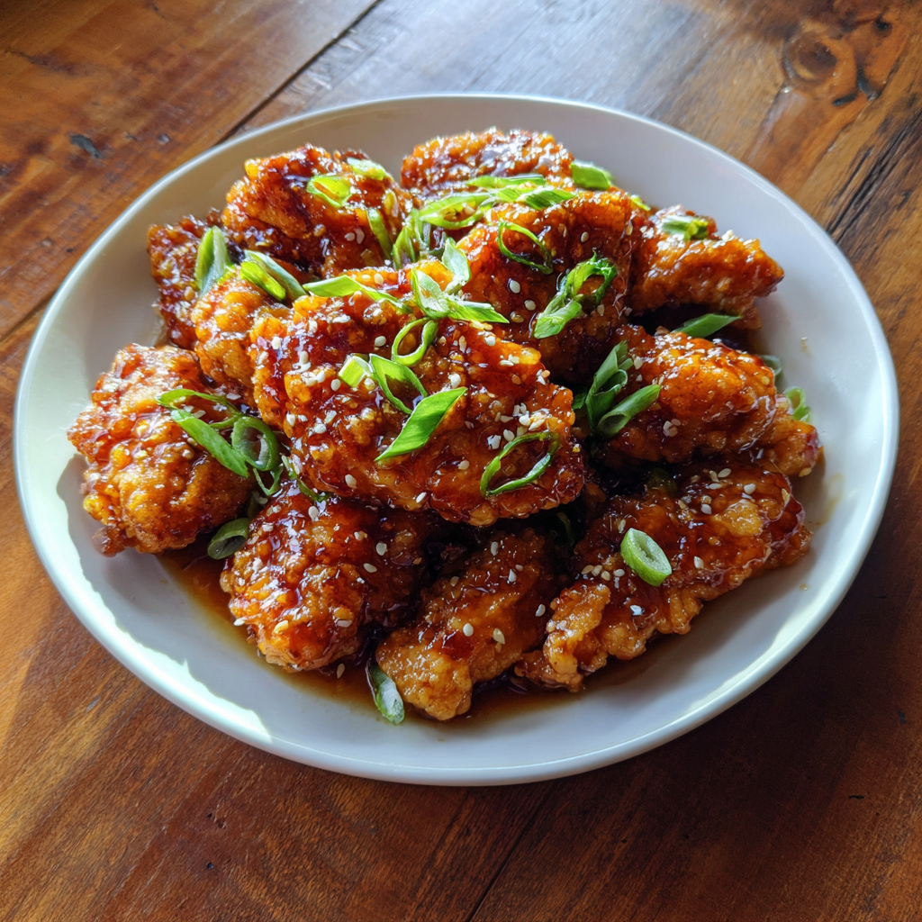 Crispy Honey Garlic Chicken