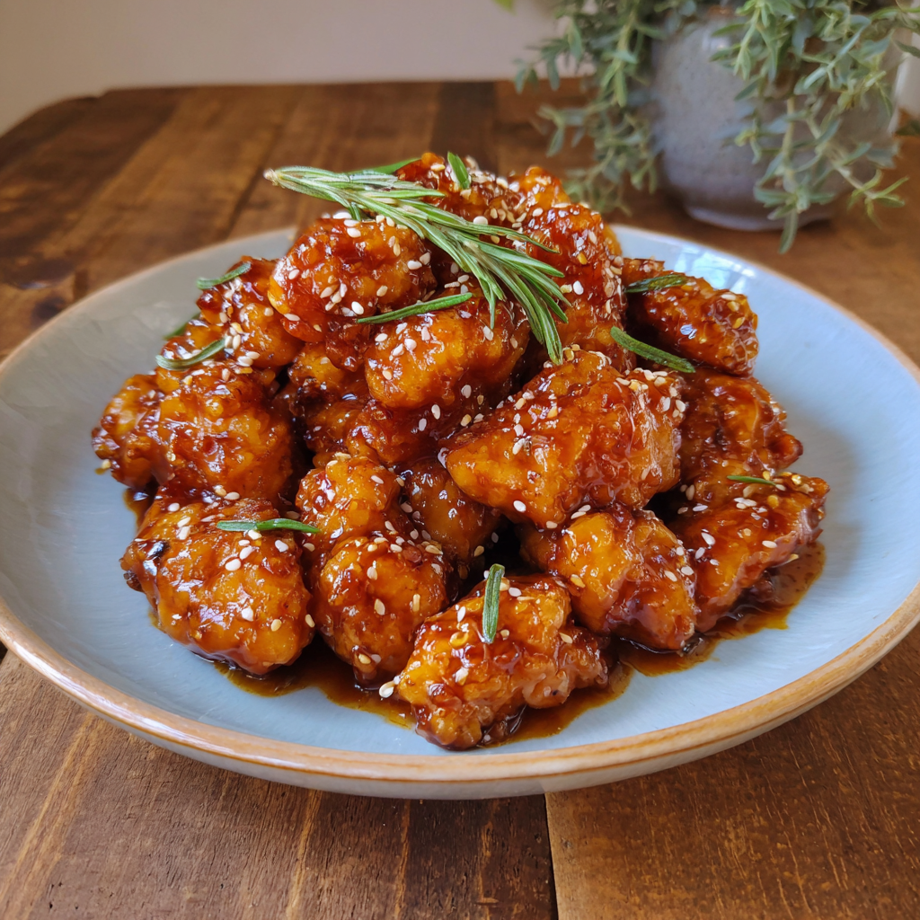 Crispy Honey Garlic Chicken