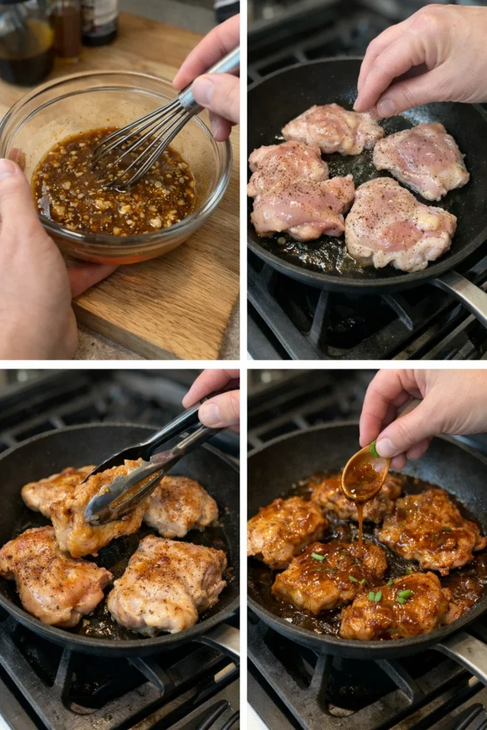 Crispy Honey Garlic Chicken