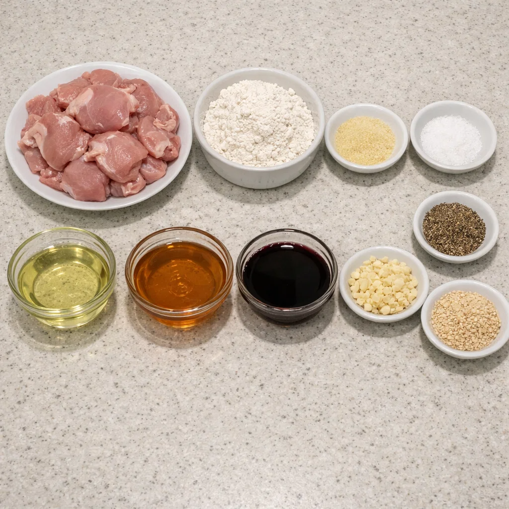 Crispy Honey Garlic Chicken