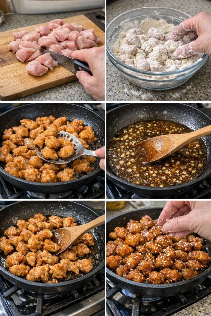 Crispy Honey Garlic Chicken