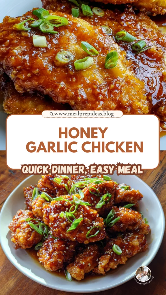 Crispy Honey Garlic Chicken