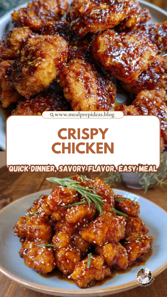 Crispy Honey Garlic Chicken