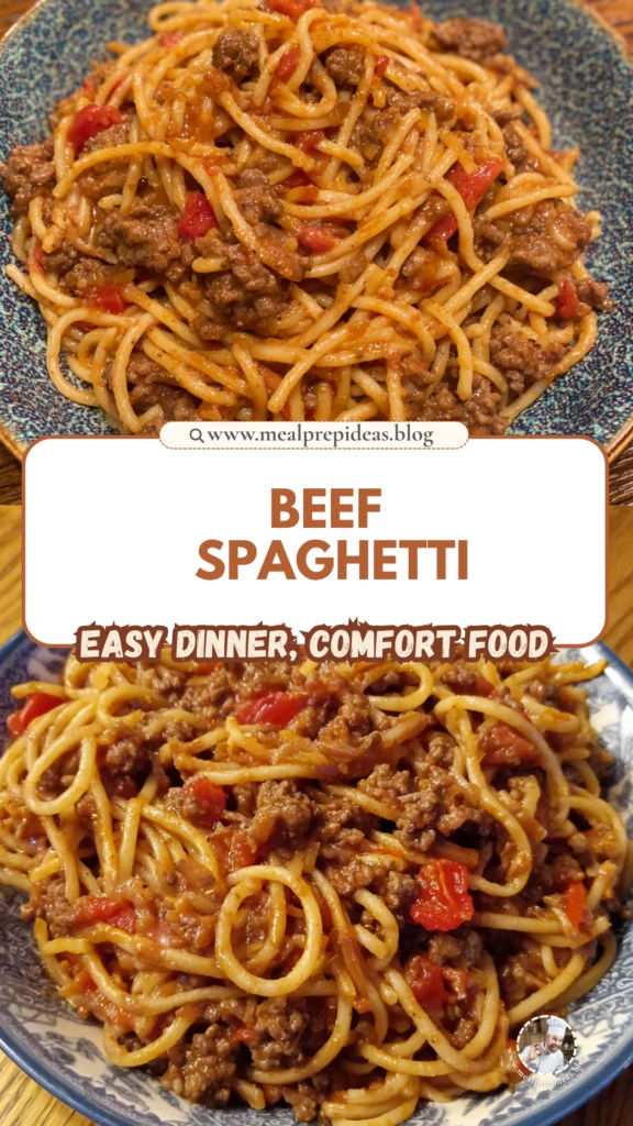 Crock Pot Beef Spaghetti