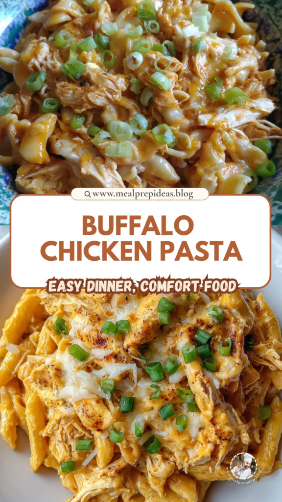Crock Pot Buffalo Chicken Pasta